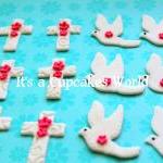 12 Doves And Cross Toppers